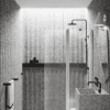 Hinged shower screen with fixed part Hietakari Infinia 214, aluminium frame, clear glass Hinged shower screen with fixed part Hietakari Infinia 214 – 4