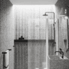 Folding shower screen with fixed part Hietakari Infinia 215, white frame, clear glass Folding shower screen with fixed part Hietakari Infinia 215