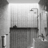Curved fixed shower screen Hietakari Infinia 221, aluminium frame, clear glass Curved fixed shower screen Hietakari Infinia 221 – 4