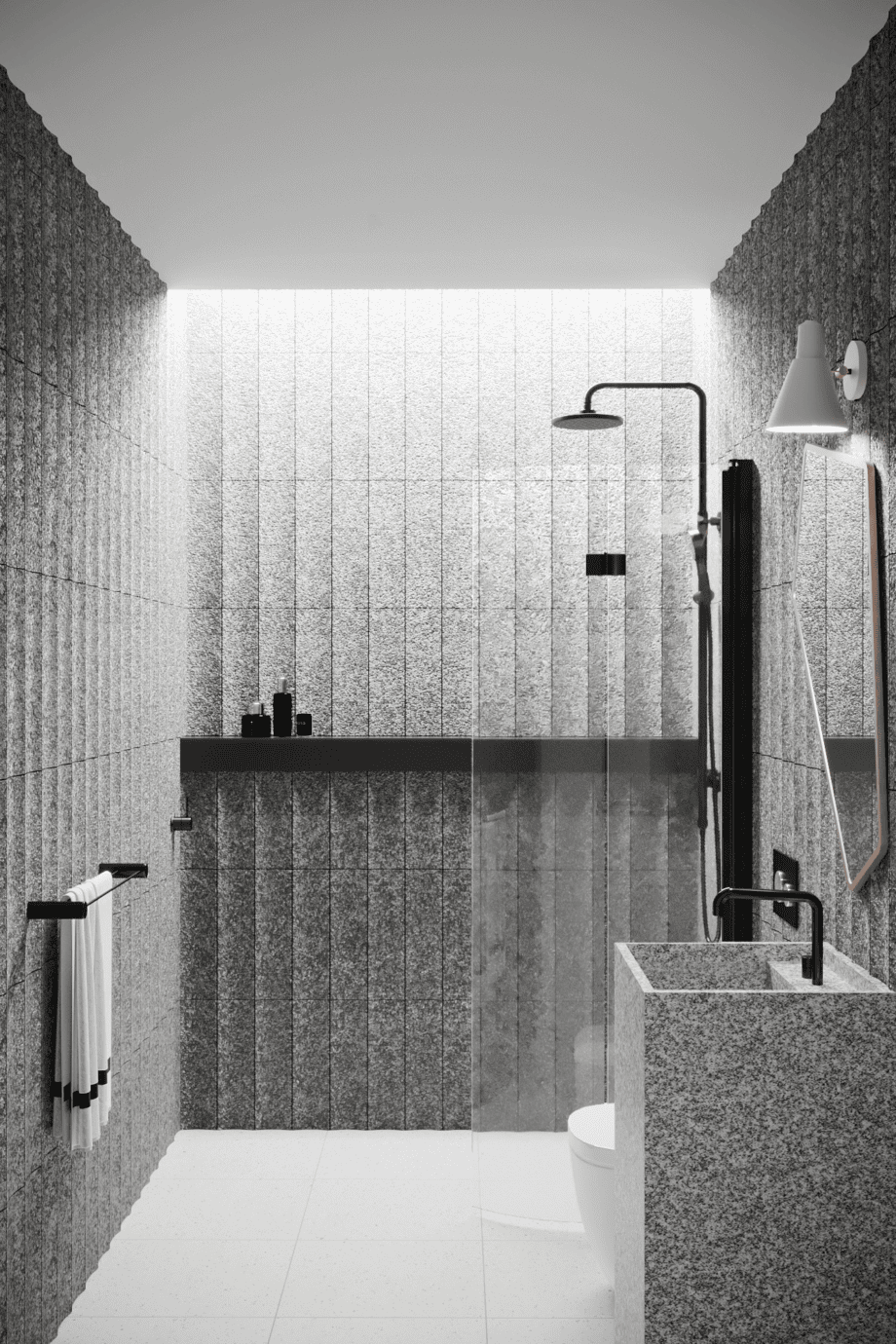 Curved folding shower screen Hietakari Infinia 223, black frame, clear glass Curved folding shower screen Hietakari Infinia 223 – 5
