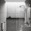 Curved folding shower screen Hietakari Infinia 223, white frame, clear glass Curved folding shower screen Hietakari Infinia 223