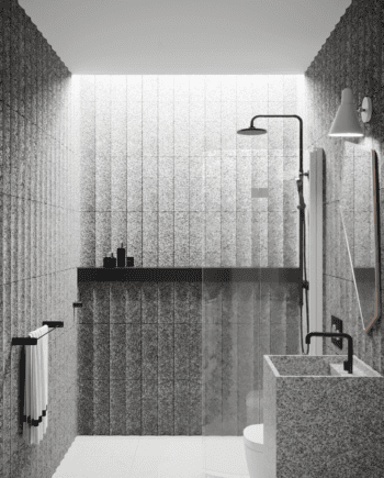 Curved folding shower screen Hietakari Infinia 223