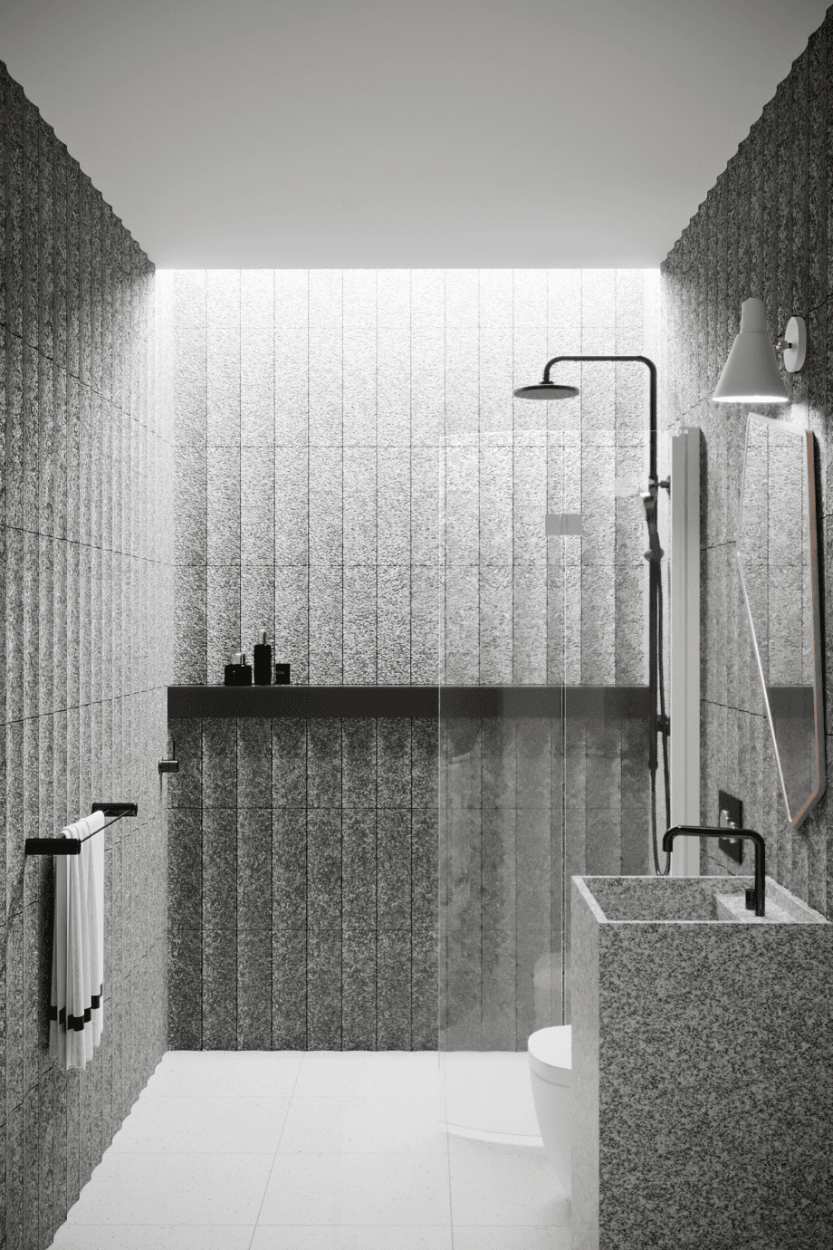 Curved folding shower screen Hietakari Infinia 223, white frame, clear glass Curved folding shower screen Hietakari Infinia 223