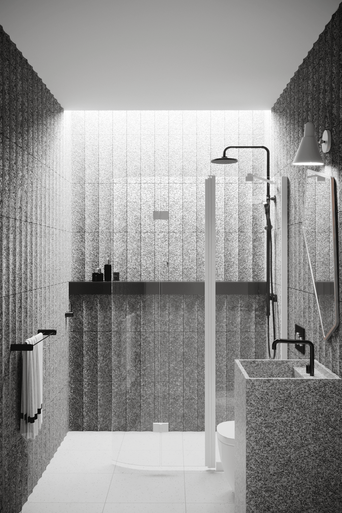 Curved folding shower screen with fixed part Hietakari Infinia 225, white frame, clear glass Curved folding shower screen with fixed part Hietakari Infinia 225, white frame, clear glass