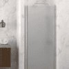 Hinged shower door with wall magnet Hietakari Infinia 233, aluminium frame, satin frosted glass Hinged shower door with wall magnet Hietakari Infinia 233, aluminium frame, satin frosted glass