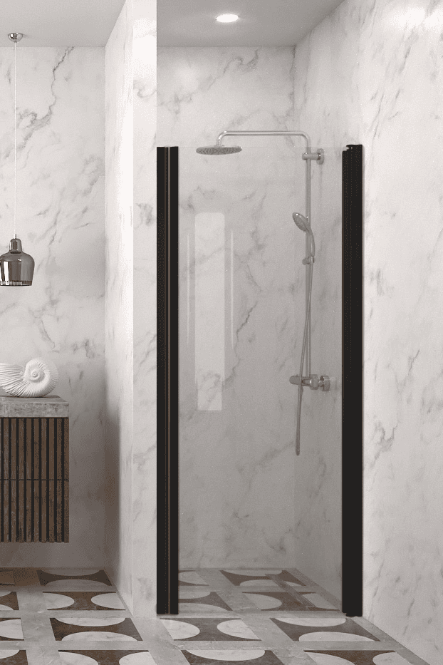Hinged shower door with wall magnet Hietakari Infinia 233 – 5