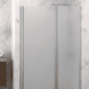 Hinged shower door with fixed part and wall magnet Hietakari Infinia 235, aluminium frame, satin frosted glass Hinged shower door with fixed part and wall magnet Hietakari Infinia 235, aluminium frame, satin frosted glass