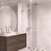 Folding shower screen Hietakari Vetro 513, chrome fittings, super bright glass