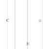 Framed shower screen with fixed part Hietakari Vetro 517 – dimension drawing