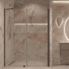Alcove shower screen Hietakari Forma 317, fixed wall + hinged door – view 9 Alcove shower screen Hietakari Forma 317, fixed wall + hinged door – 9