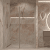 Alcove shower screen Hietakari Forma 321, hinged door + hinged door – view 5 Alcove shower screen Hietakari Forma 321, hinged door + hinged door – 5