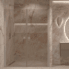 Alcove shower screen Hietakari Forma 321, aluminium frame, bronze tinted glass Alcove shower screen Hietakari Forma 321, aluminium frame, bronze tinted glass