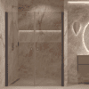 Alcove shower screen Hietakari Forma 321, Cocoa frame, bronze tinted glass Alcove shower screen Hietakari Forma 321, Cocoa frame, bronze tinted glass