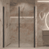 Alcove shower screen Hietakari Forma 321, hinged door + hinged door – view 6 Alcove shower screen Hietakari Forma 321, hinged door + hinged door – 6