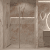 Alcove shower screen Hietakari Forma 321, Sand frame, super bright glass Alcove shower screen Hietakari Forma 321, Sand frame, super bright glass
