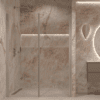Alcove shower screen Hietakari Forma 325, aluminium frame, super bright glass Alcove shower screen Hietakari Forma 325, aluminium frame, super bright glass