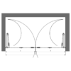 Alcove shower screen Hietakari Forma 325, folding door + folding door – view 2 Alcove shower screen Hietakari Forma 325, folding door + folding door – 2