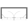 Alcove shower screen Hietakari Forma 328 – dimension drawing Alcove shower screen Hietakari Forma 328 – dimension drawing