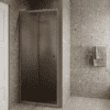 Alcove shower screen Hietakari Forma 462, aluminium frame, brown satin glass Alcove shower screen Hietakari Forma 462, aluminium frame, brown satin glass