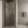 Alcove shower screen Hietakari Forma 462, aluminium frame, satin frosted glass Alcove shower screen Hietakari Forma 462, aluminium frame, satin frosted glass