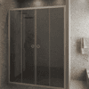 Alcove shower screen Hietakari Forma 464, Sand frame, grey tinted glass Alcove shower screen Hietakari Forma 464, Sand frame, grey tinted glass