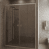 Alcove shower screen Hietakari Forma 464, Sand frame, bronze tinted glass Alcove shower screen Hietakari Forma 464, Sand frame, bronze tinted glass
