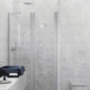 Alcove shower screen Hietakari Infinia 238, fixed wall + folding door – 4
