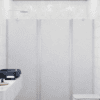 Alcove shower screen Hietakari Infinia 239, aluminium frame, Chinchilla patterned glass Alcove shower screen Hietakari Infinia 239, aluminium frame, Chinchilla patterned glass