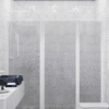 Alcove shower screen Hietakari Infinia 239, white frame, grey tinted glass Alcove shower screen Hietakari Infinia 239, white frame, grey tinted glass