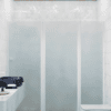 Alcove shower screen Hietakari Infinia 239, white frame, satin frosted glass Alcove shower screen Hietakari Infinia 239, white frame, satin frosted glass