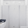 Alcove shower screen Hietakari Infinia 240, aluminium frame, Chinchilla patterned glass Alcove shower screen Hietakari Infinia 240, aluminium frame, Chinchilla patterned glass
