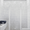 Alcove shower screen Hietakari Infinia 240, white frame, clear glass Alcove shower screen Hietakari Infinia 240, fixed wall + folding door with fixed part