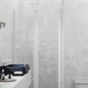 Alcove shower screen Hietakari Infinia 242, white frame, clear glass Alcove shower screen Hietakari Infinia 242, hinged door + folding door