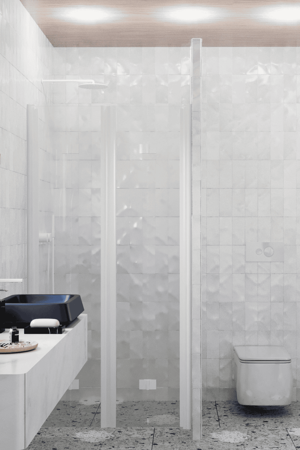 Alcove shower screen Hietakari Infinia 245, folding door + folding door