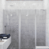 Alcove shower screen Hietakari Infinia 247, aluminium frame, grey tinted glass Alcove shower screen Hietakari Infinia 247, aluminium frame, grey tinted glass
