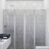 Alcove shower screen Hietakari Infinia 248, aluminium frame, grey tinted glass Alcove shower screen Hietakari Infinia 248, aluminium frame, grey tinted glass