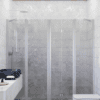 Alcove shower screen Hietakari Infinia 249, aluminium frame, grey tinted glass Alcove shower screen Hietakari Infinia 249, aluminium frame, grey tinted glass