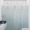 Alcove shower screen Hietakari Infinia 249, aluminium frame, satin frosted glass Alcove shower screen Hietakari Infinia 249, aluminium frame, satin frosted glass
