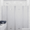 Alcove shower screen Hietakari Infinia 250, aluminium frame, Chinchilla patterned glass Alcove shower screen Hietakari Infinia 250, aluminium frame, Chinchilla patterned glass