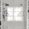 Alcove shower screen Hietakari Vetro 538, chrome fittings, clear glass