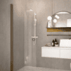 Curved hinged shower door Hietakari Forma 306 – 7
