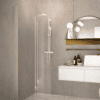 Curved hinged shower door Hietakari Forma 306 – 6