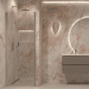 Hinged shower door with wall magnet Hietakari Forma 382 – 5