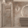 Hinged shower door with wall magnet Hietakari Forma 382 – 8