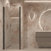 Hinged shower door with wall magnet Hietakari Forma 382 – 6