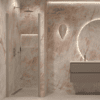 Hinged shower door with wall magnet Hietakari Forma 382 – 7