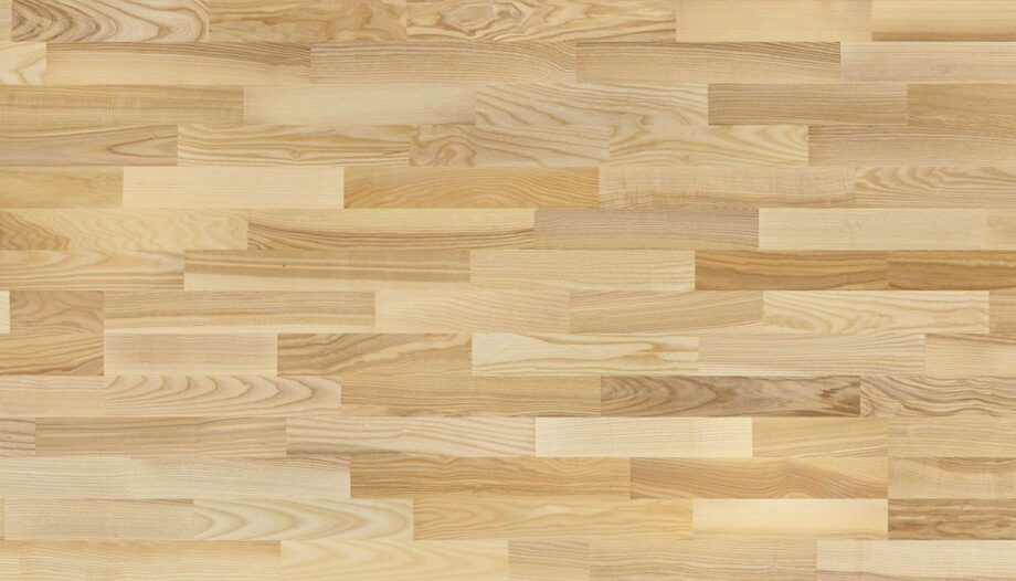 Engineered Ash Flooring 3-Strip Esta Elegant Pure Line extra matt lacquered – close-up Engineered Ash Flooring 3-Strip Esta Elegant Pure Line extra matt lacquered – 2