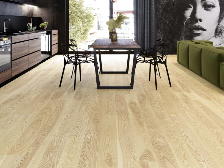 Engineered Ash Flooring Esta Elegant Pure Line 160 mm extra matt lacquered – close-up Engineered Ash Flooring Esta Elegant Pure Line 160 mm extra matt lacquered – 3