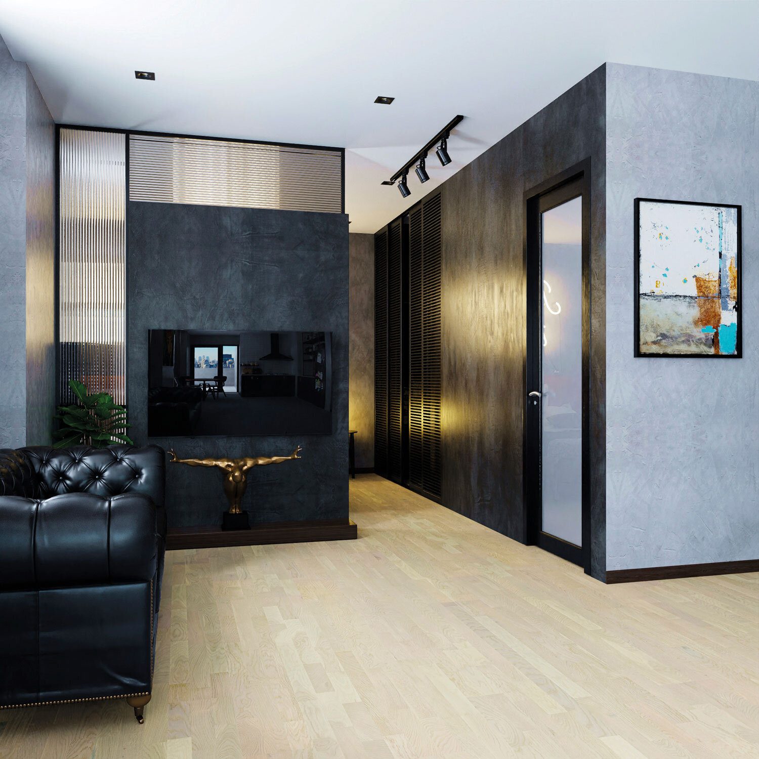 Engineered Oak Flooring 3-Strip Esta Promo White extra matt lacquered – 3