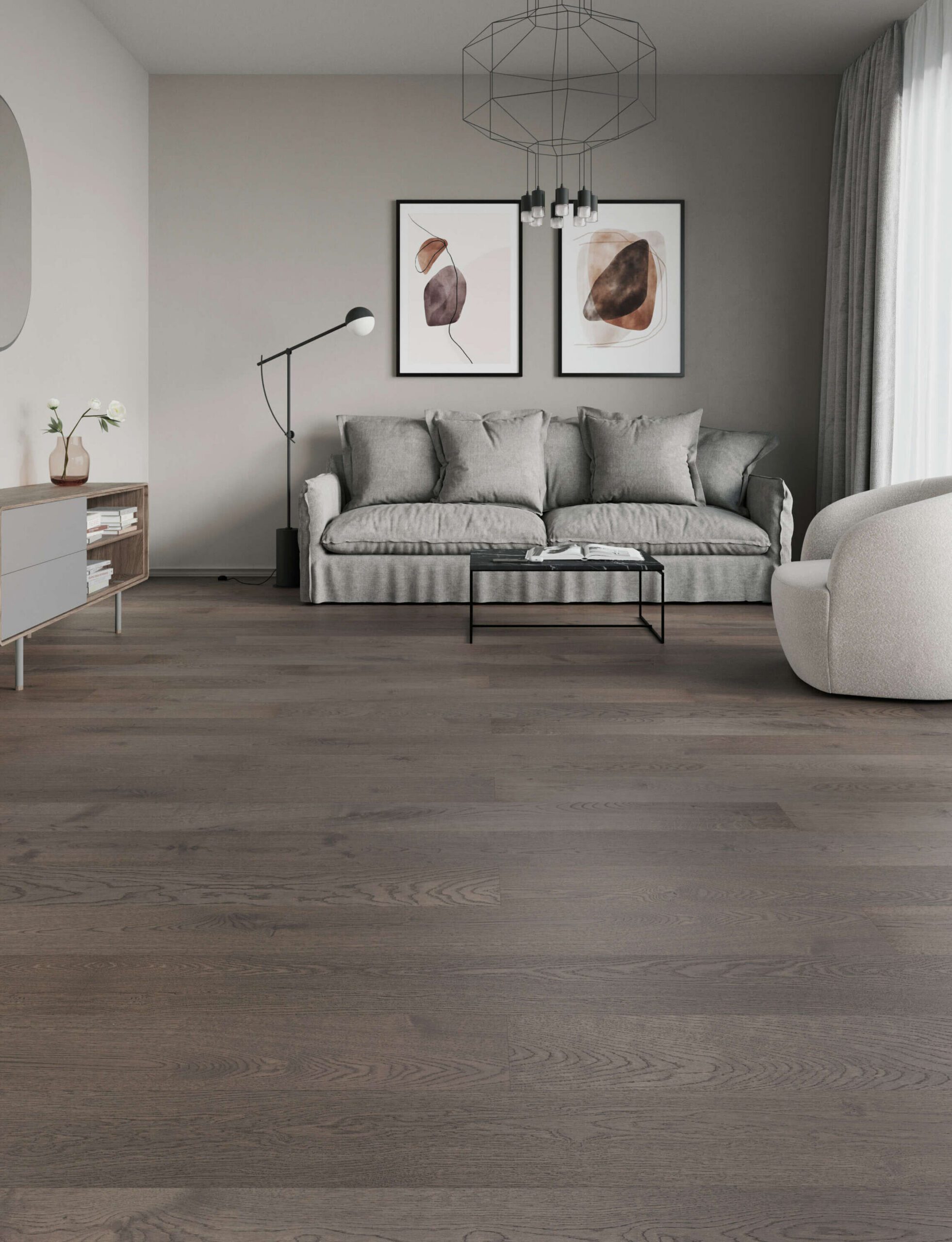 Engineered Oak Flooring Esta Village Grey extra matt lacquered – 3